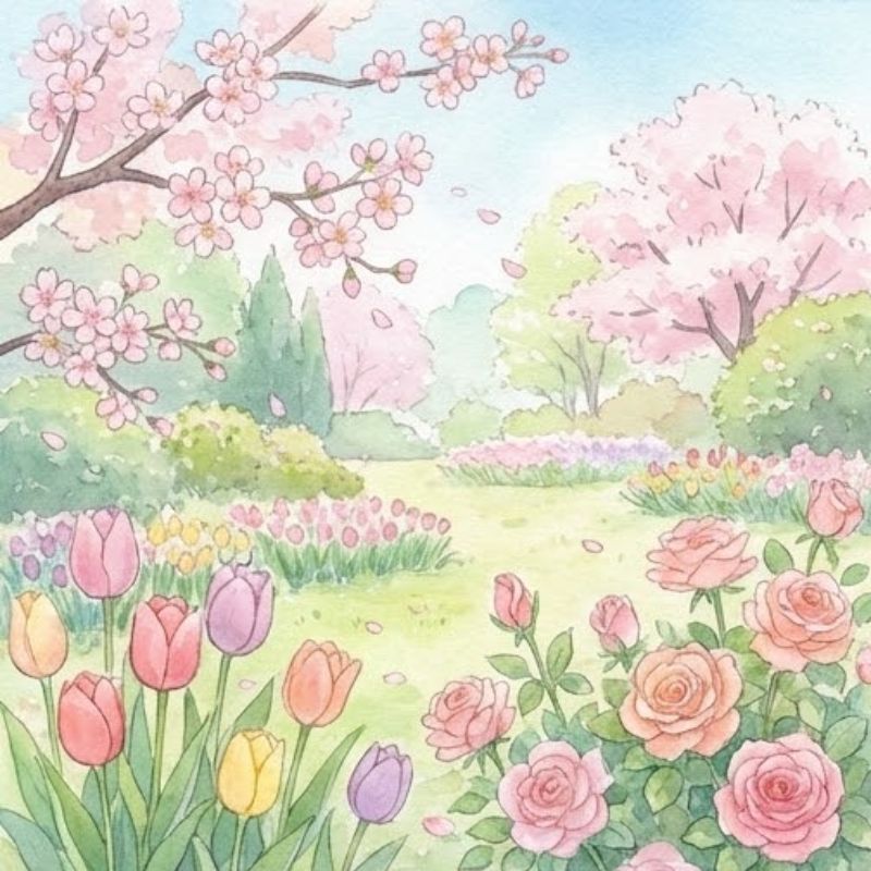 🌸 春の花ガチャ