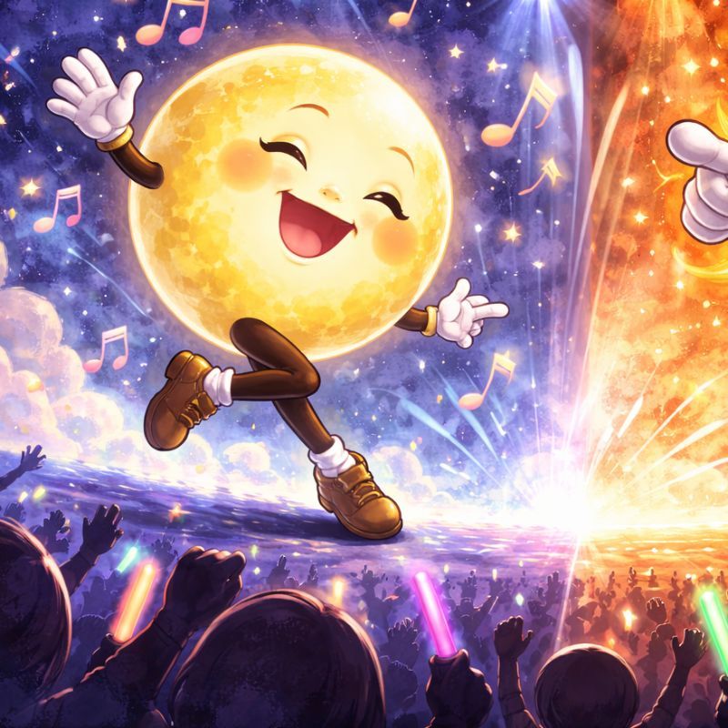 月と太陽